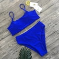 thumbnail image 6 of 3 Colors Sexy Bikini Solid Swimwear Swimsuit Women High Waist Bikinis Set Bathing Suit Beach Bikini Women Push Up Bikinis Mujer, 6 of 7