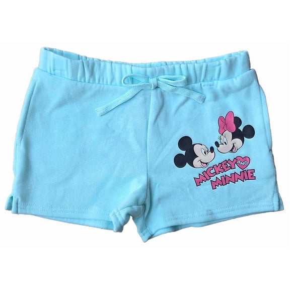 Disney Mickey & Minnie Girls Fleece Short, (Girls) XS-XL