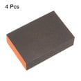 thumbnail image 3 of 4pcs Sanding Sponge Blocks 1200-1500 Grits Block 100x70x25mm, Brown&Orange, 3 of 8