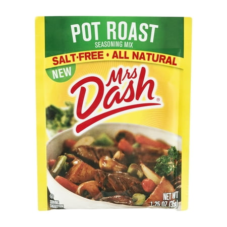 Mrs. Dash Seasoning Mix Salt-Free All Natural Pot Roast, 1.25 (Best Seasoning For Crock Pot Roast)