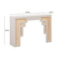 thumbnail image 5 of Suzie Cream & Rattan Console Table, 5 of 6