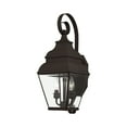 thumbnail image 3 of Livex Lighting Exeter 2 Light Outdoor Wall Lantern in Bronze, 3 of 9
