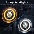 thumbnail image 2 of Faros delanteros HWSTAR New, 100% brillantes, antideslumbrantes, LED de 18 cm, 7, 2 of 9