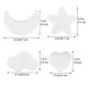thumbnail image 3 of 4 pomos decorativos para puerta de armario o armario (corazón, estrella, nube y luna) para niñas., 3 of 7