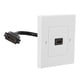 thumbnail image 1 of Placa de pared, placa de pared HDMI blanca Placa de pared HDMI Panel de placa HDMI Resistente y duradero, 1 of 10