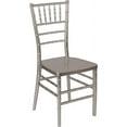 thumbnail image 3 of Wubio Pewter Resin Stacking Chiavari Chair 18.5"D x 15.75"W x 36.5"H-Pewter, 3 of 6