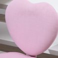 thumbnail image 2 of Pink Heart Office Chair / Breathable Fabric, 360 Degree Swivel and Height Control, 2 of 3
