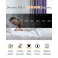 thumbnail image 5 of Purple Gray Stripes Blackout Curtains, Light Blocking Print Window Curtains, Modern Simple Abstract Vertical Lines Thermal Insulated Window Drapes for Living Room 2 Panels, 104"W x 52"L, 5 of 9