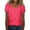 Hot Pink, variant on Sentmoon Womens Button T-Shirts Square Neck Short Sleeve Tops Stylish Casual Basic Oversized Summer Tops for Women 2025
