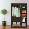 thumbnail image 4 of Zimtown 67" New Upgrade Portable Closet Storage Organizer Clothes Wardrobe Hanging Rack, 4 of 5