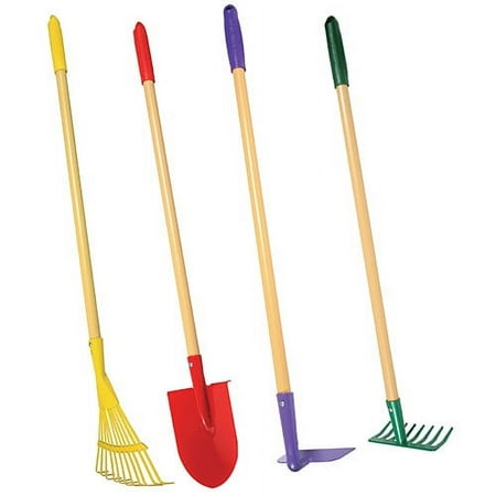 4pc Kids Long Handle Tool Set