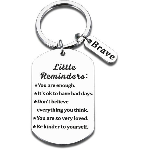 Stress Relief Gifts, Little Reminders Keychain,Mental Health Gifts, Long Distance Gifts, Back to School Gift,First Day of School for Student, Birthday Gifts for Friends, Get Well Soon Gifts