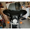 thumbnail image 6 of 38" White Universal Motorcycle Cruiser Batwing Fairing with Premium Hardware, 6 of 12