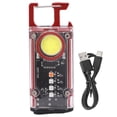 thumbnail image 2 of Mini LED Flashlightht, Outdoor Flashlight 800LM COB Keychain Flashlight Bottle Opener  For Fishing For Car Maintenanc Silver,Red, 2 of 8