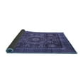 thumbnail image 2 of Ahgly Company Indoor Round Oriental Blue Modern Area Rugs, 8' Round, 2 of 4