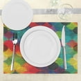 thumbnail image 3 of Ambesonne Digital Place Mats Set of 4, Futuristic, Standard Size, Multicolor, 3 of 6