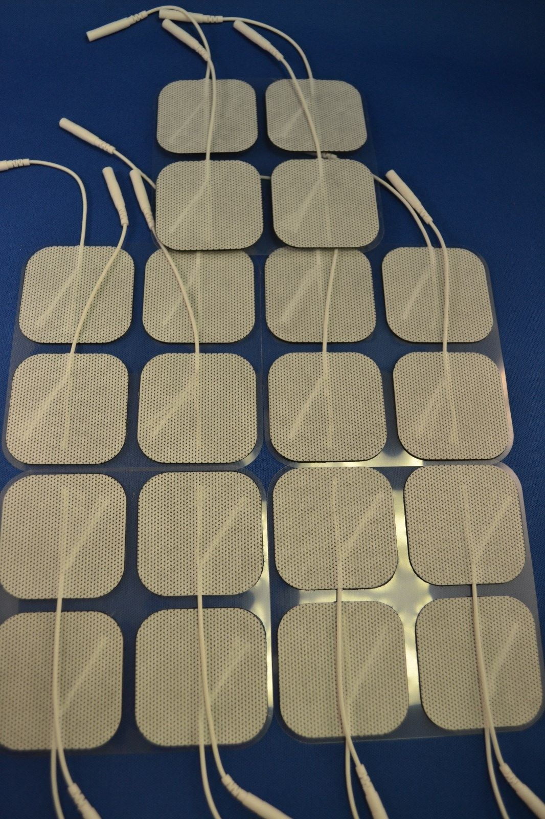 40 Electrode Pads Tens Units 2x2Inch White Cloth