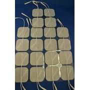 40 Electrode Pads Tens Units 2x2Inch White Cloth