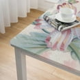 thumbnail image 4 of HAOXIT Designer for Square Tables, Floral Pattern s,Decorative Table Cover Cloth for Kitchen Dining Room 46*46, 4 of 7