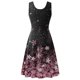 thumbnail image 5 of Vestidos Para Mujer Vestidos Casuales de Moda Comtable Sin Mangas Cuello Redondo Vestido Estampado Odeerbi ODB155518, 5 of 5