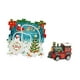 thumbnail image 3 of Juego de rompecabezas de tren navideño con vías creativas y juguetes de construcción de vagones de tren 5 piezas, 3 of 9