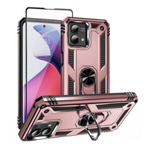 TASHHAR Moto G Stylus 5G 2023 Case with Screen Protector and Magnetic Ring Kickstand Military Grade Full Body Double Layer Durable Detachable for Motorola G Stylus 5G 2023 Phone - Rose Gold