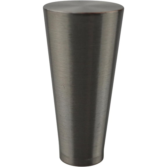 Urbanest Zario Lamp Finial – 2 Inch Tall, Brushed Steel– Decorative Lamp Shade Finial for Table & Floor Lamps- 1 Piece