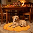thumbnail image 6 of Zynviq Thanksgiving Area Rugs Pumpkin 31.5" X 19.7" Throw Rug Polyester Washable Novelty Orange Small Rug for Kitchen, 6 of 6