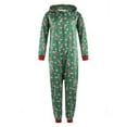 thumbnail image 6 of Zukuco Christmas Family Matching Hoodie Pajamas Cute Reindeer Romper Long Sleeve One Piece Jumpsuit Pjs for Adult Kids Baby, 6 of 7