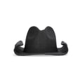 thumbnail image 2 of No Boundaries Straw Rancher Hat, Women's, Black, 2 of 3