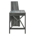 thumbnail image 4 of Furniture of America Sinclar 70-inch Desk with USB Port, Distressed Gray, 4 of 9