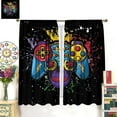 thumbnail image 3 of Gamer Curtains for Teen Boys Video Game Gamepad Window Curtains Cartoon Play Gaming Print Window Treatments for Kids Bedroom Living Room, （W21xL63 Inch） x2 Panels, 3 of 6