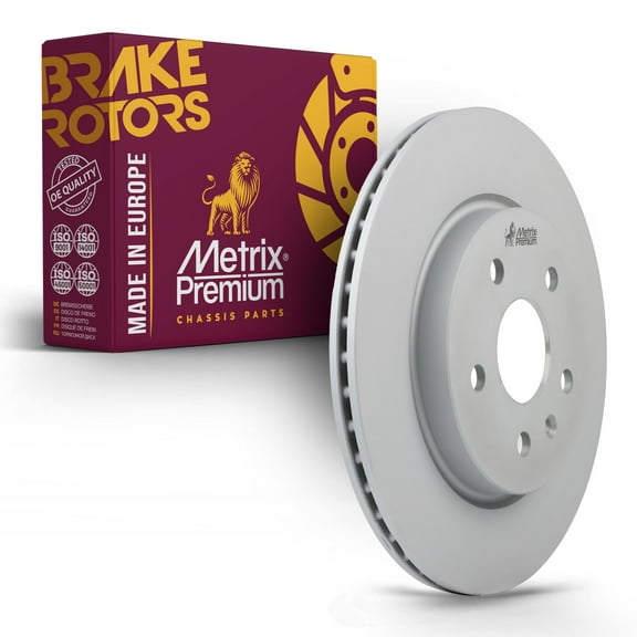 Metrix Premium Chassis Parts - 12.4 inch (315mm) Rear Coated Vented Disc Brake Rotor Fits Chevrolet Camaro, Malibu, Chevrolet Impala, Cadillac XTS, Cadillac CT6,CT5, Buick LaCrosse, Regal 580771FZN