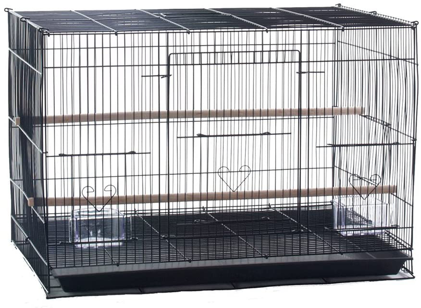 Breeding Breeder Bird Flight Cage 24" x 16" x 16"H For Finches Parakeets Lovebirds Aviaries Canaries Budgies Parakeets