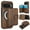 Brown, variant on ELEHOLD Case for Google Pixel 9 Pro XL, 2-in-1 Magnetic Shockproof Leather Wallet Flip Case Cover, Detachable Card Holder with Stand,Black