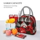 thumbnail image 5 of Fotbe Red Wine Rose Bolsa de Almuerzo con Estampado, Lonchera Aislada, Contenedor de Comida Reutilizable Tipo Cooler a Prueba de Fugas, 5 of 6
