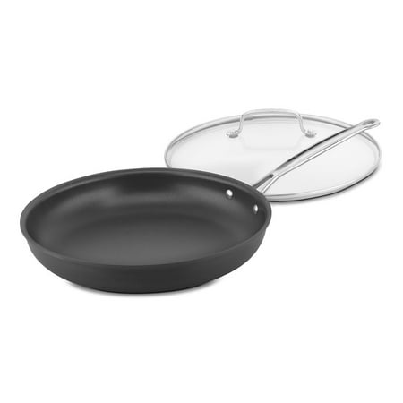 UPC 086279047335 product image for Cuisinart 12  Nonstick Skillet With Glass Cover  Ano | upcitemdb.com