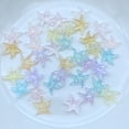 thumbnail image 6 of 20 pieces/bag New cute mini starfish resin figurines crafts flat-back convex round decorations for making hair accessories, 6 of 6
