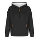 thumbnail image 4 of Sudadera con capucha para hombre, informal, a la moda, lisa, con cremallera, de manga larga, con bolsillo, de poliéster, 4 of 5