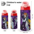 thumbnail image 2 of Space Futurama Cartoon Kid's Insulated Water Bottle With Straw Vacuum Stainless Steel Cup Leak-Proof Toddler Thermoses Water Cup For Children, 2 of 8