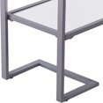 thumbnail image 4 of SEI Furniture Horten Glass Console Table in Silver, 4 of 6