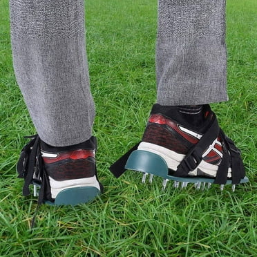 1 Pair of Lawn Aerator Shoes for Grass, Lawn Lawn Soil Loosening Aerator Spiked Shoes Gardening Tool for Outdoor