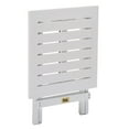 thumbnail image 3 of DJL PU Painted Wood Adirondack Folding Table Square Porch, White, 3 of 7