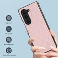 thumbnail image 5 of TECH CIRCLE PU Leather Case for Samsung Galaxy Z Fold 7 (2025 Release) 8.2"/6.5" Cell Phone, Slim Fit and Lightweight, Shockproof Protective Hard Cover for Women Men, Pink, 5 of 8