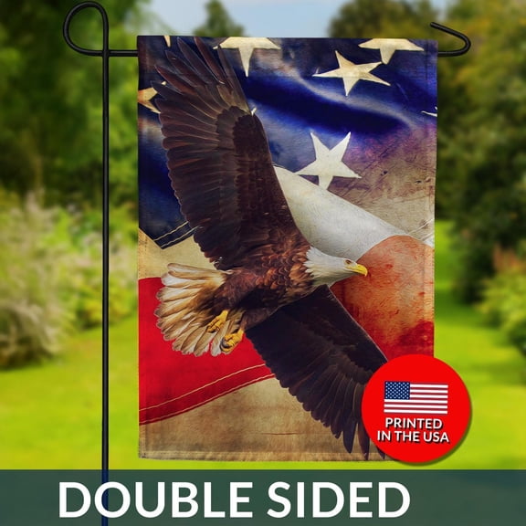 American Eagle Garden Flag Patriotic USA Decor DoubleSided
