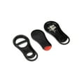 thumbnail image 3 of KarParts360 For Chrysler Town and Country/Voyager 2001 2002 2003 Keyless Remote Case | Plastic Material | Black | Lock/Unlock/Panic Button Functions | 3 Button | Replacement For 4671641, 4686481AB, 3 of 4
