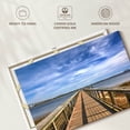 thumbnail image 6 of Elephant Stock Daniel Island Pier Wall Art - Horizontal Canvas Wall Art - Living Room Wall Decor - Nautical Canvas - Blue And Gray Decor - 12" x 8", 6 of 8