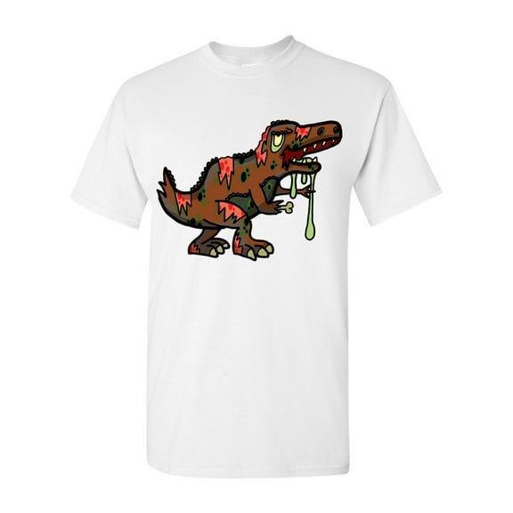 Zombie T-Rex Dinosaur Undead Animals Adult DT T-Shirt Tee