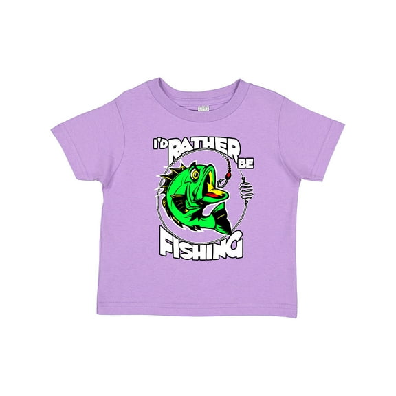 Inktastic I'd Rather Be Fishing Boys or Girls Toddler T-Shirt