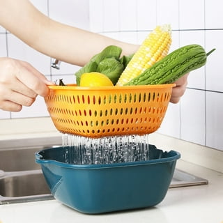 Vegetable Basket - Vegetable Basket With Cutting Tools Strain Wash